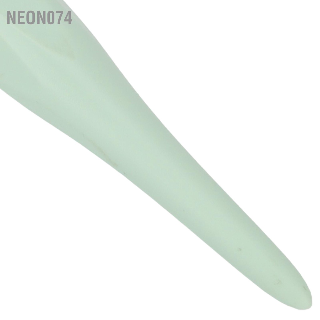 Neon074 Bàn chải tóc thùng Trang chủ Salon tròn Công cụ tạo kiểu cho thổi sấy uốn duỗi thẳng Màu xanh lá cây