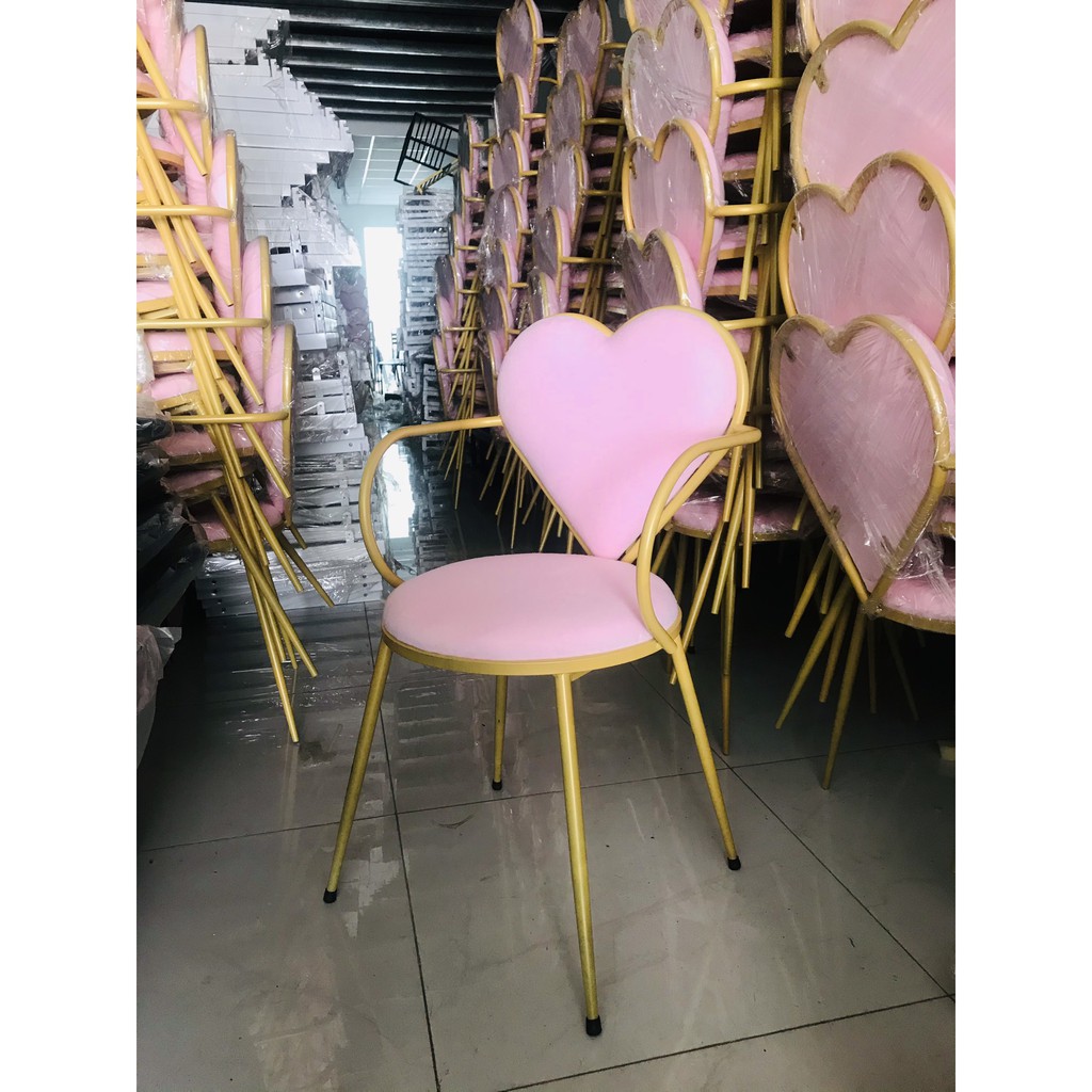 SIÊU RẺ !!!!! GHẾ TRANG ĐIỂM, GHẾ TRÁI TIM BỌC NỆM 2 MẶT, GHẾ CAFE | BigBuy360 - bigbuy360.vn