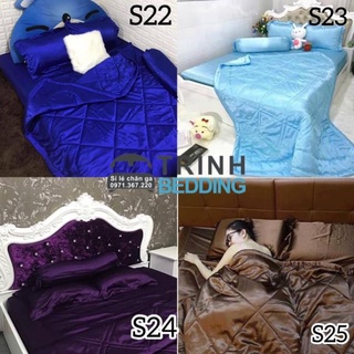 BỘ DRAP PHI LỤA MỊN MÁT CAO CẤP TRINHBEDDING