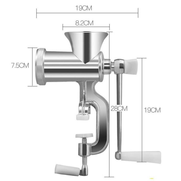 Máy xay thịt cầm tay bằng gang sạch đẹp chắc chắn
