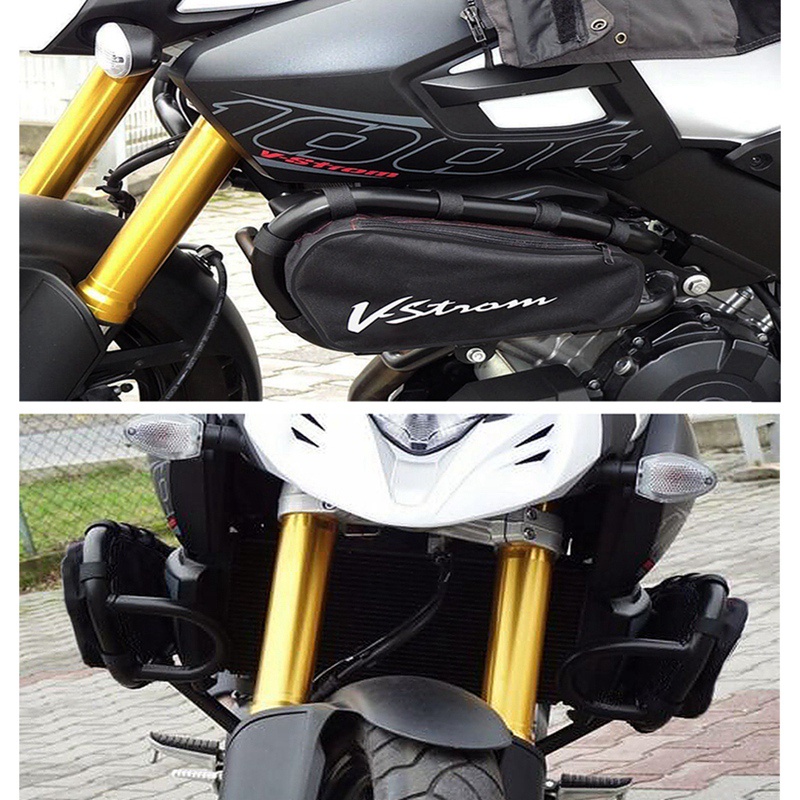 Khung xe máy Crash Bar Túi sửa chữa chống thấm Túi dụng cụ định vị cho SUZUKI V-STROM DL1000 DL 1000 2014-2020