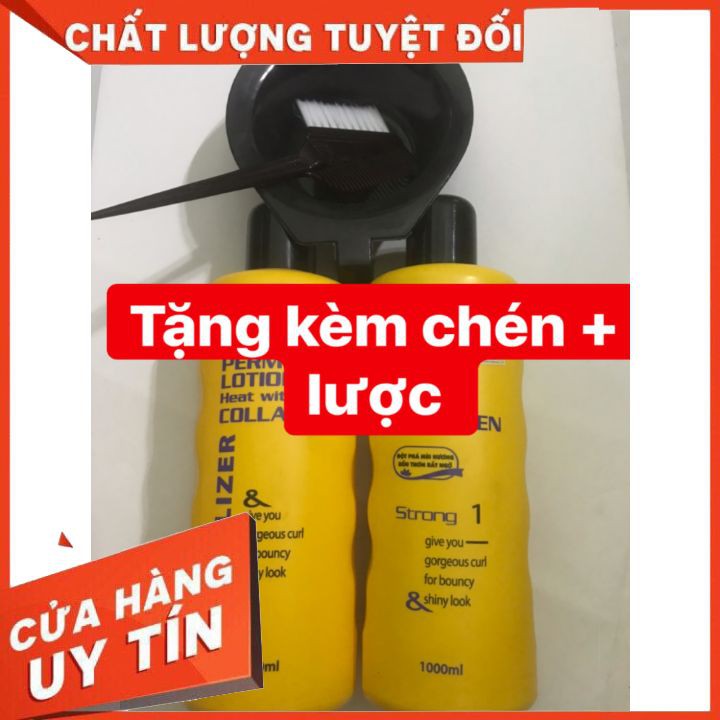 [hàng chính hãng] mua 1 tặng 2 KEM UỐN NÓNG SETTING  SEBAS 2** 1000ML  UẤN TÓC MAU QUĂN GIỮ NẾP LÂU MÙI DỄ CHỊU