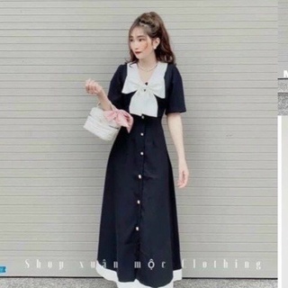 Đầm dự tiệc Bigsize 55-90kg thiết kế đơn giản nhưng sang trọng