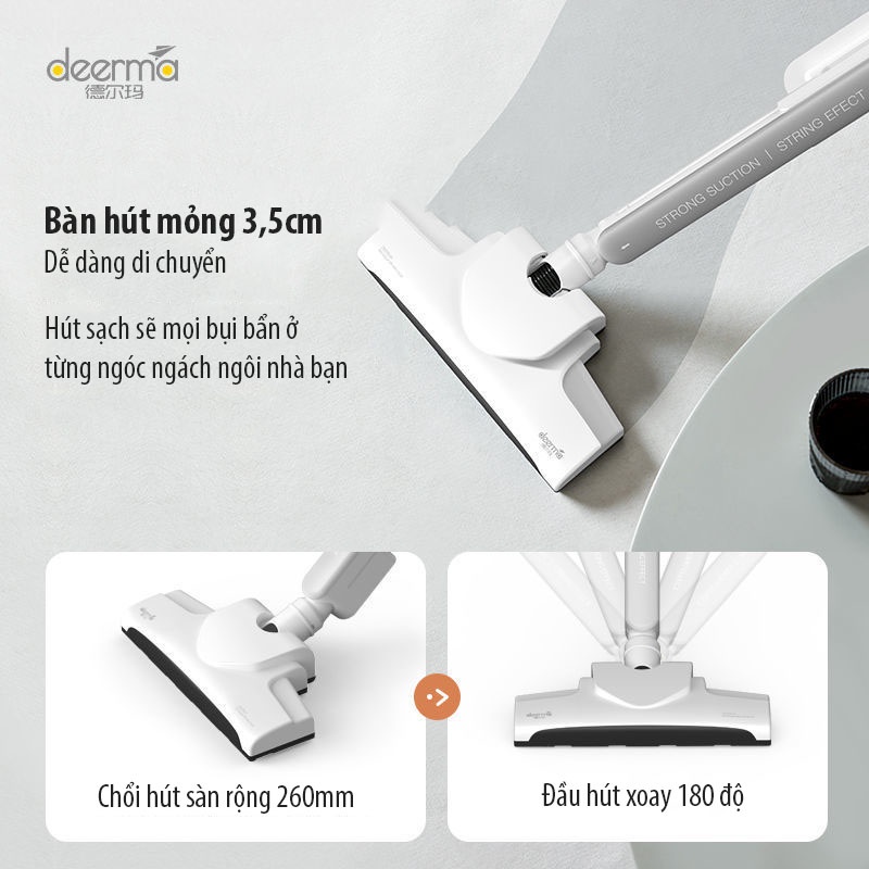 Máy hút bụi cầm tay DX700, Máy hút bụi gia đình Công nghệ lốc xoáy, Thiết kế tay cầm 2in1 DL5
