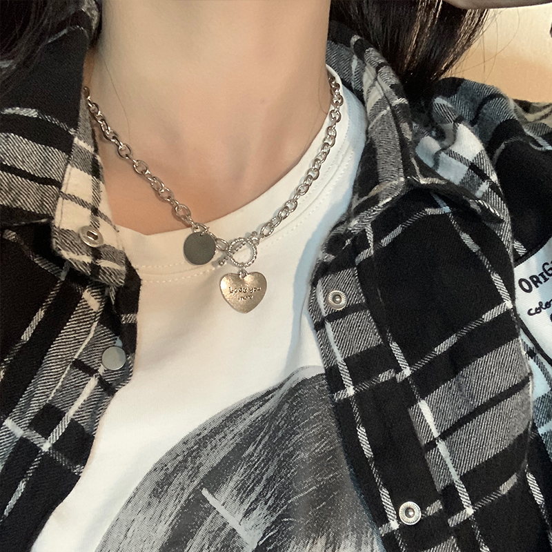 Vòng cổ kim loại kiểu dáng cá tính cho nữ