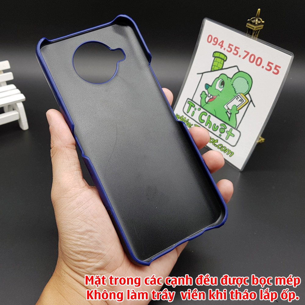 [Cao Cấp] Ốp Lưng Nokia 8.3 5G Da PU Phối 2 Màu Sọc Chỉ