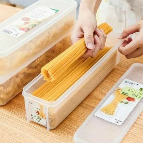 HỘP NHỰA ĐỰNG MỲ Ý / HÀNH TƯƠI / ĐŨA THÌA NHẬT BẢN 1100ML