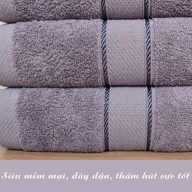 Khăn Tắm Khách Sạn Cao Cấp HANOITEX 70*140cm 100% Cotton Sang Trọng Bền Đẹp