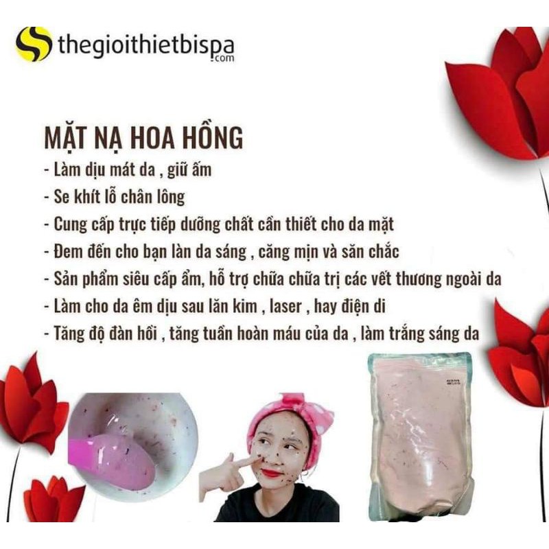 MASK DẺO HOA HỒNG