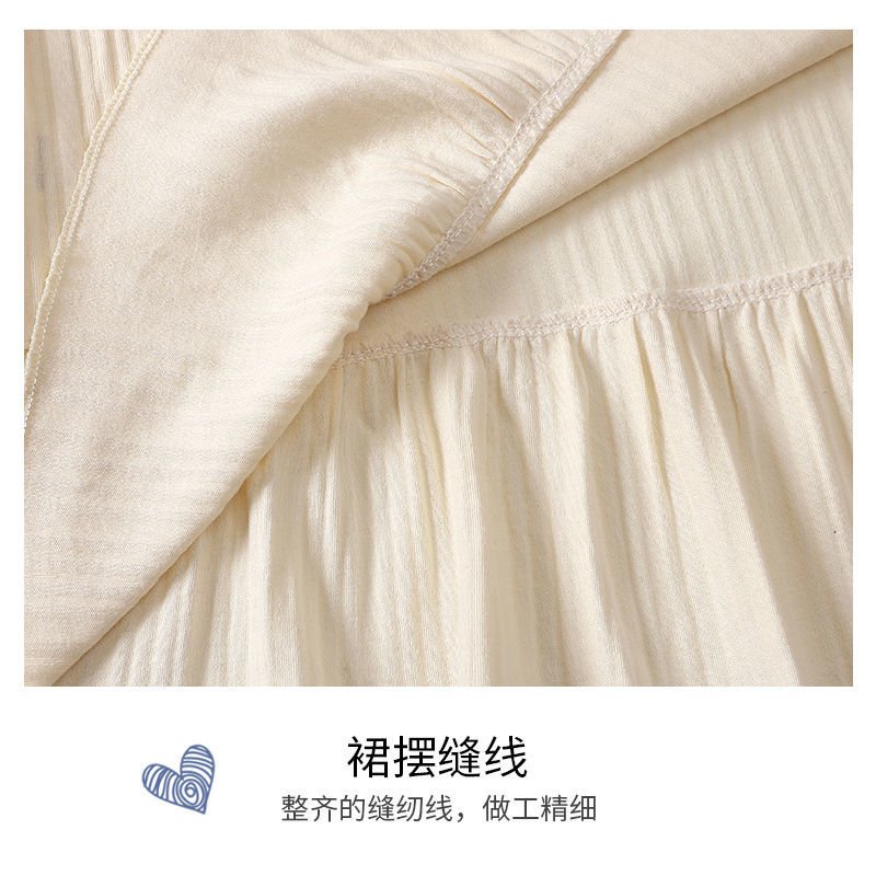 Đầm Ngủ Chất Liệu 100% Cotton Nguyên Chất Tay Ngắn Thời Trang Mùa Hè Cho Nữ