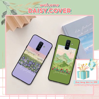 Ốp lưng Samsung A6 PLUS - J8 hình hoa vintage nữ tính - BỀN ĐẸP GIÁ RẺ