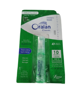 Xịt Thơm Miệng Lana Oralan Oxy nhiều mùi 8ml