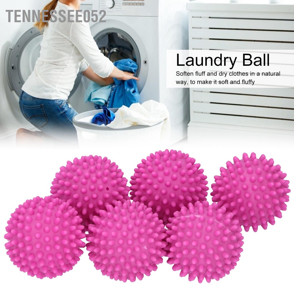 Tennessee052 12 Cái Bóng Giặt Có Thể Tái Sử Dụng Đồ Cụ Gia Màu Đỏ Hồng