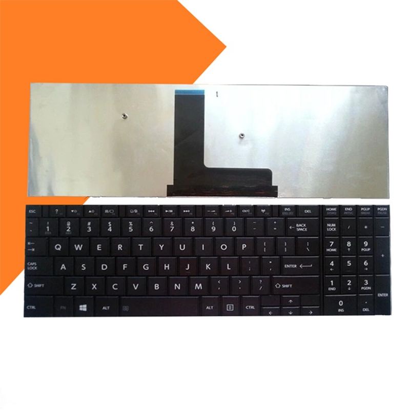BÀN PHÍM TOSHIBA SATELLITE C50B,C55B,C55B,C55D,R50B MÀU ĐEN