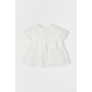 Áo trắng HM sz 4-6m