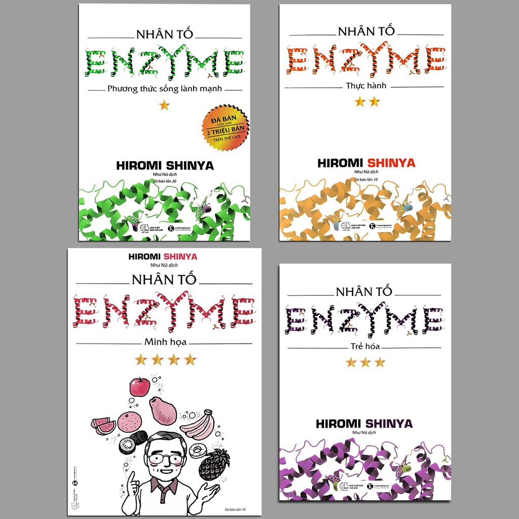 Sách - Nhân tố Enzyme - Phương thức sống lành mạnh (tác giả Hiromi Shinya)