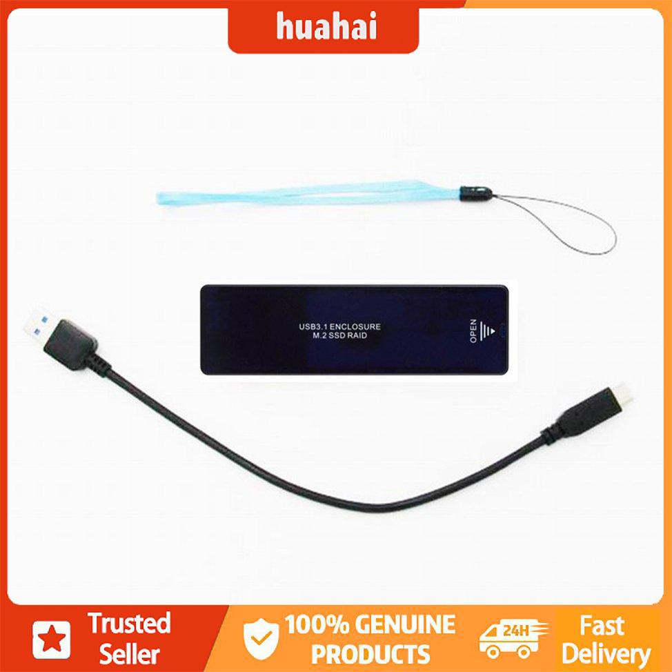 Vỏ SSD M2 NGFF Vỏ ngoài M.2 Đến USB Type-C 3.1 Bộ điều hợp SSD cho PCIE NGFF | BigBuy360 - bigbuy360.vn