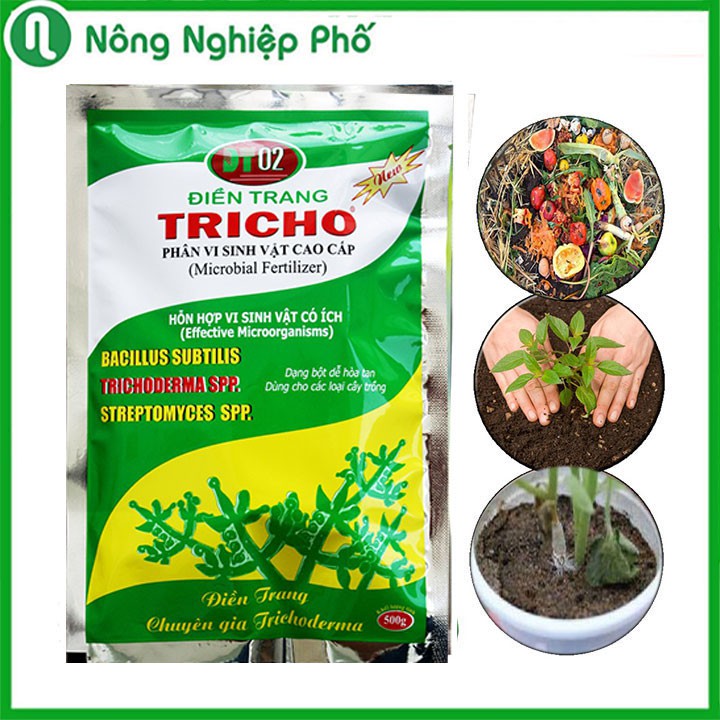 Nấm đối kháng Trichoderma Điền Trang Ủ Phân Hữu Cơ và Kiểm Soát Nấm Bệnh Túi 0,5 Kg