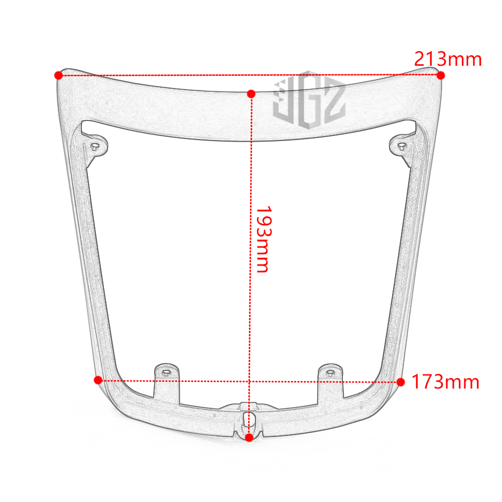 Khung Viền Đèn Đuôi Xe Mô Tô GTS Motorcycle Rear Tail Lamp Grill Cover Housing Tail light Trim Guard ABS for VESPA GTS 250 300 GTV 300 2019 2020 2021