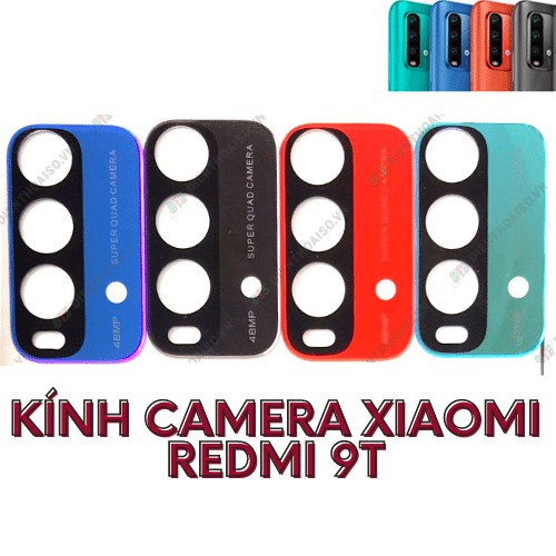 Kính camera dùng cho xiaomi redmi 9t đủ màu