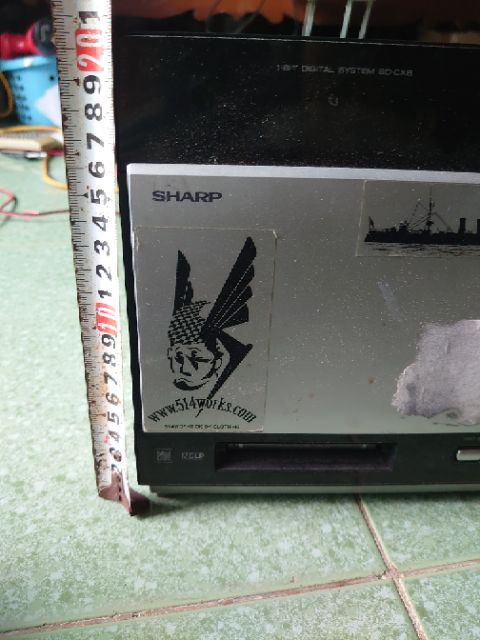 Cục dàn mini Sharp CX8 bãi zin, dùng ghép loa nghe đt, máy tính