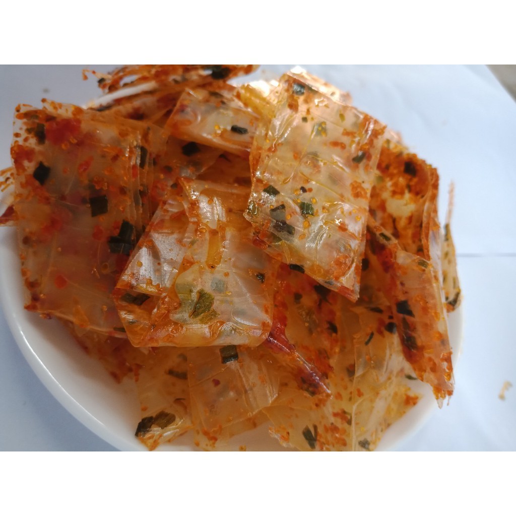 Bánh tráng trộn sa tế cuộn tép hành cực ngon, ăn là nghiền