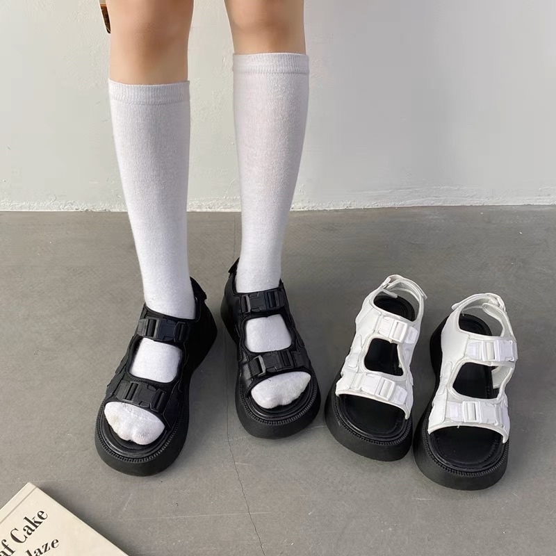 ORDER _Sandal Quai Ngang Nữ 2 Màu Đơn Giản D13
