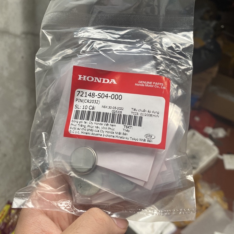 Pin remote smartkey honda chìa khoá xe máy vision 2022 2021 airblade vario ab sh mode lead