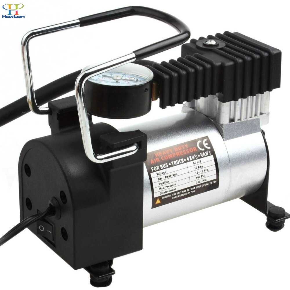 Máy Bơm Lốp Ô Tô Mini 12V - Máy Bơm Lốp Điện Công Suất Lớn