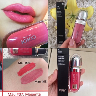 Son Kem lì Kiko -  Son siêu lì chính hãng Instant Colour Matte Liquid Lip Colour - kiko milano - Italy