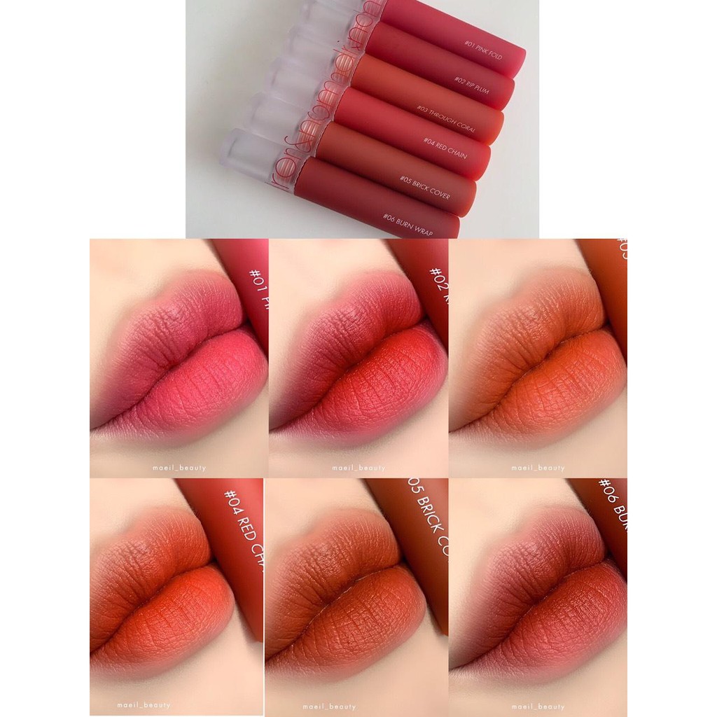 Son Kem Lì Siêu Mịn Romand See Through Matte Tint