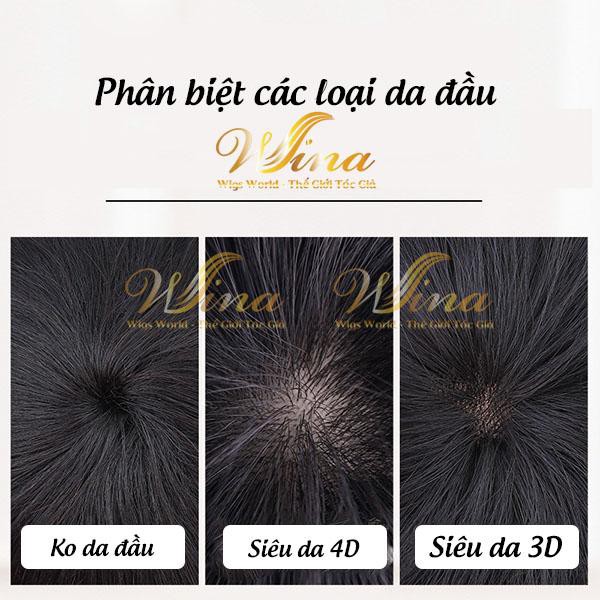 [Mã BMBAU300 giảm 7% đơn 499K] Tóc Giả Thật Nam WINA Nguyên Đầu 100% Tóc Thật TTN - 012