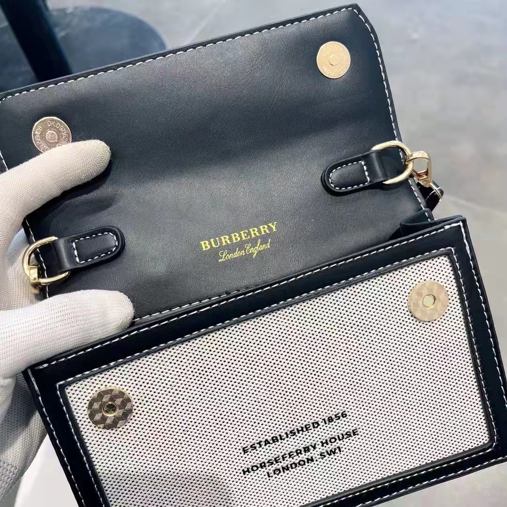 Túi Da Đeo Chéo Burberry Thời Trang Cho Nam Nữ