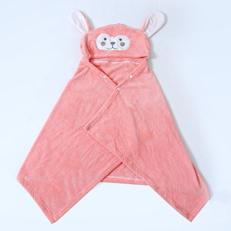 Khăn Tắm Cho Bé, Khăn Tắm Trẻ Em Có Mũ Trùm Đầu, Áo Choàng Tắm Cho Bé (M1)