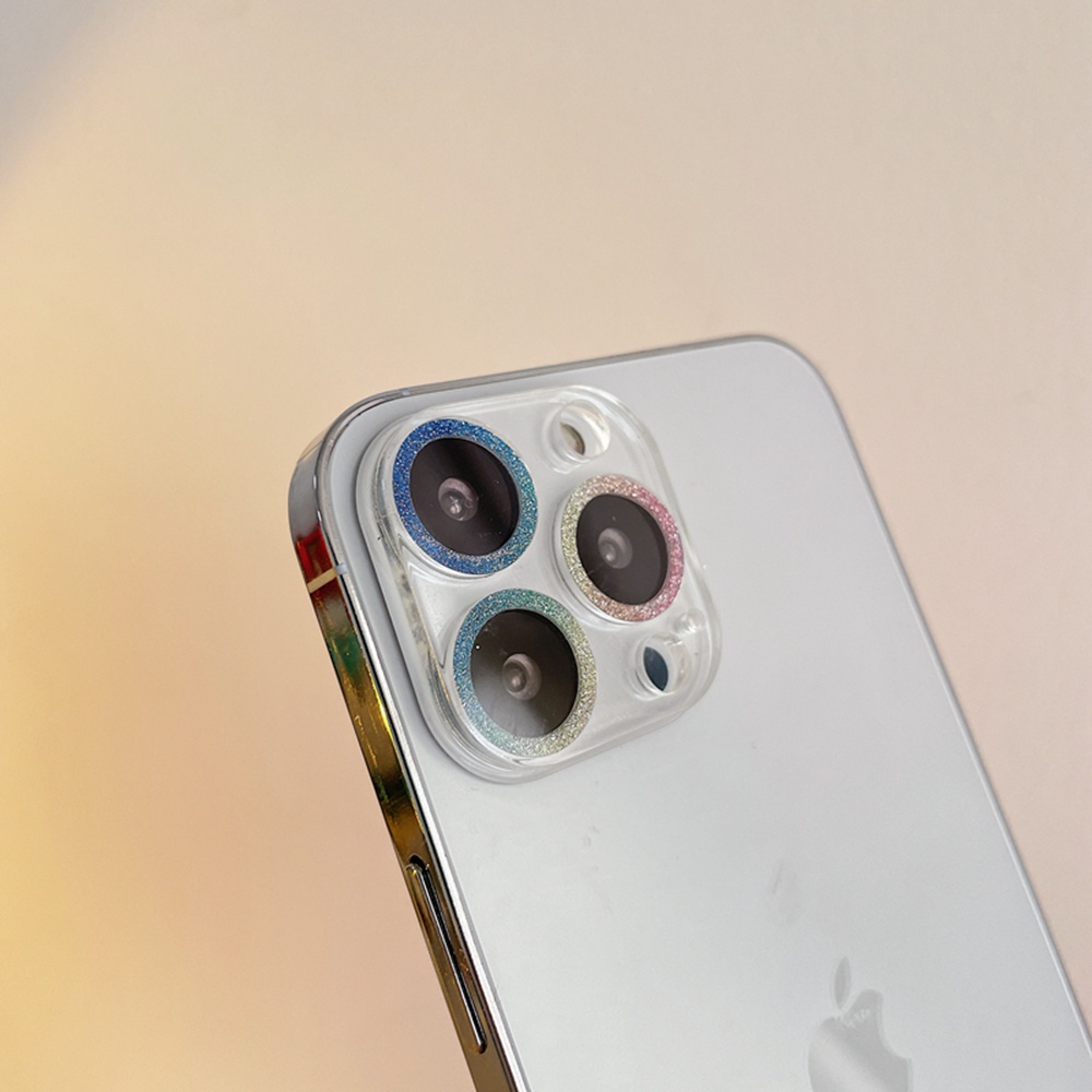 Miếng Dán Bảo Vệ Ống Kính Camera Lấp Lánh Toàn Diện Cho Apple 12 ProMax/13 iPhone 13 ProMax 12/11 ProMax ProMax