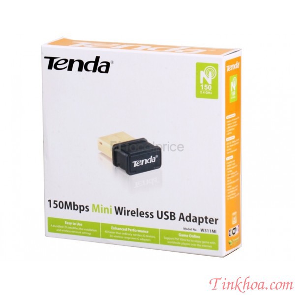USB WIFI TENDA W311MI CHUẨN N TỐC ĐỘ 150MBPS - HÀNG CHÍNH HÃNG | BigBuy360 - bigbuy360.vn