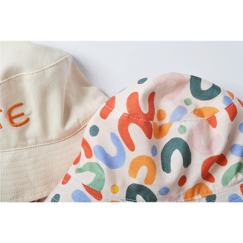 Mũ Tai Bèo Vải Cotton Hai Mặt Chống Nắng Thời Trang Cho Bé