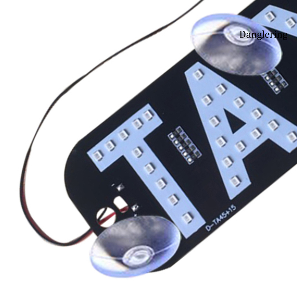 Đèn led chữ TAXi độc đáo gắn biển số xe hơi