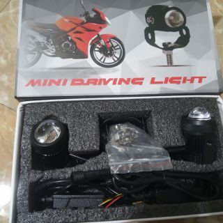 Trợ sáng mini,pha trắng cos vàng