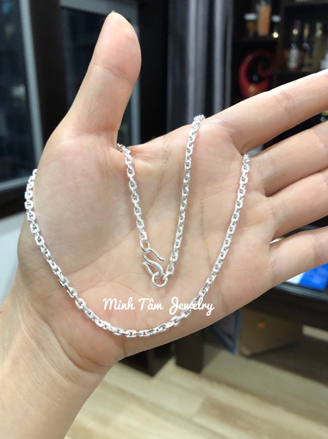 DÂY CHUYỀN BẠC TA CHO BÉ TRAI-Minh Tâm Jewelry