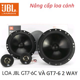 Loa cánh JBL GT7-6c 150W GT7-6 135W COMPONENT 2-WAY nâng cấp loa cánh cửa xe hơi ô tô