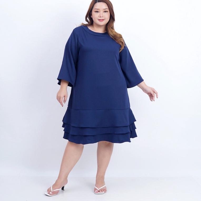 Đầm Bầu Vvp81 JUMBO 028 XXL XXXL LD 120cm Cỡ Lớn Màu Trơn Phong Cách Hàn Quốc Mới Nhất Dự Tiệc Cho Nữ