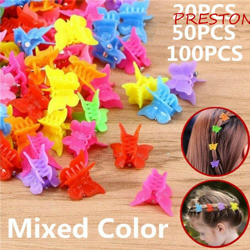 Set 20 / 50 / 100 Kẹp Bướm Nhiều Màu Sắc Cho Bé
