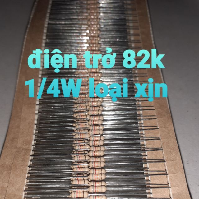 50 điện trở 82k 1/4W xịn