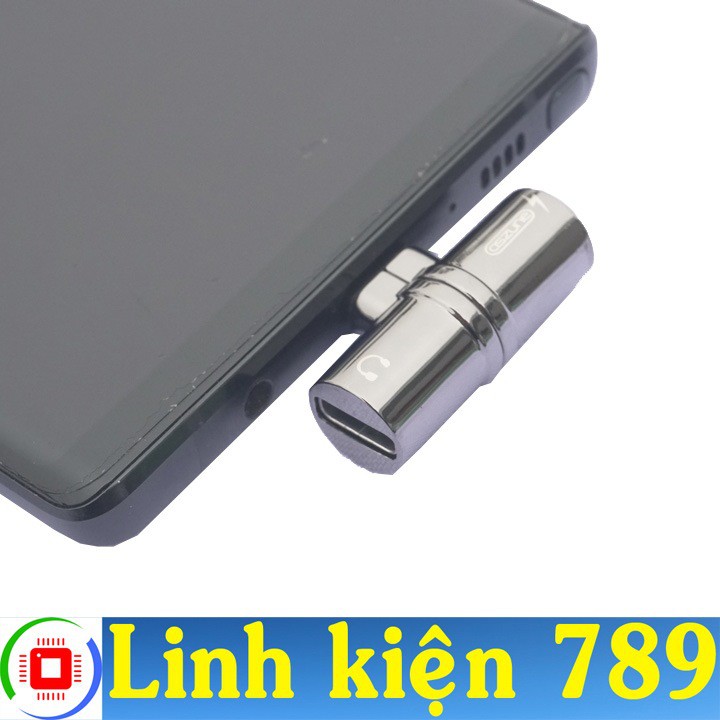 Jack Type C chia đôi sạc và tai nghe - Linh Kiên 789