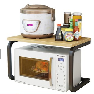 KỆ LÒ VI SÓNG 2 TẦNG CHỮ C INOX KHÔNG GỈ