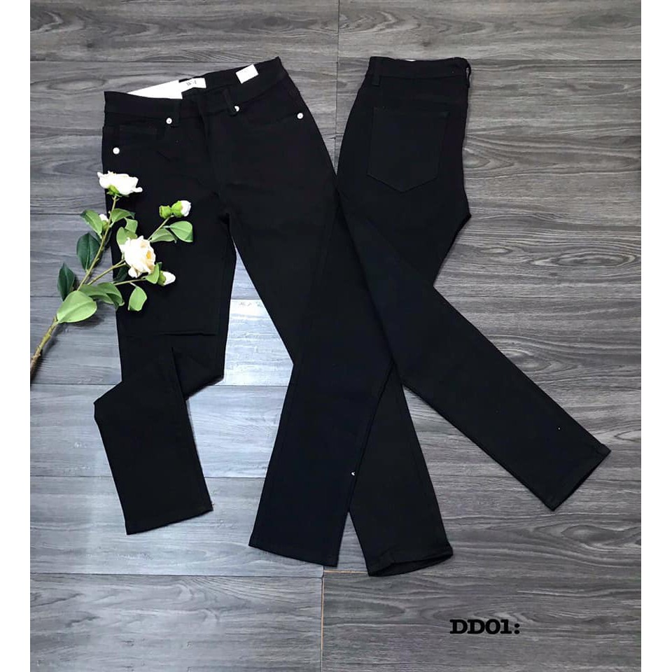 [55kg-95kg] Jeans đen dài Bigsize mã DD01. Size 30-42. Khách ib để được tư vấn chọn size.