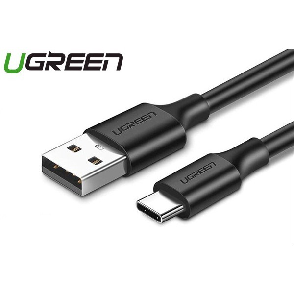 Cáp USB A sang type c 2.0 màu đen cáp truyền dữ liệu từ máy tính ra điện thoại Ugreen 60826