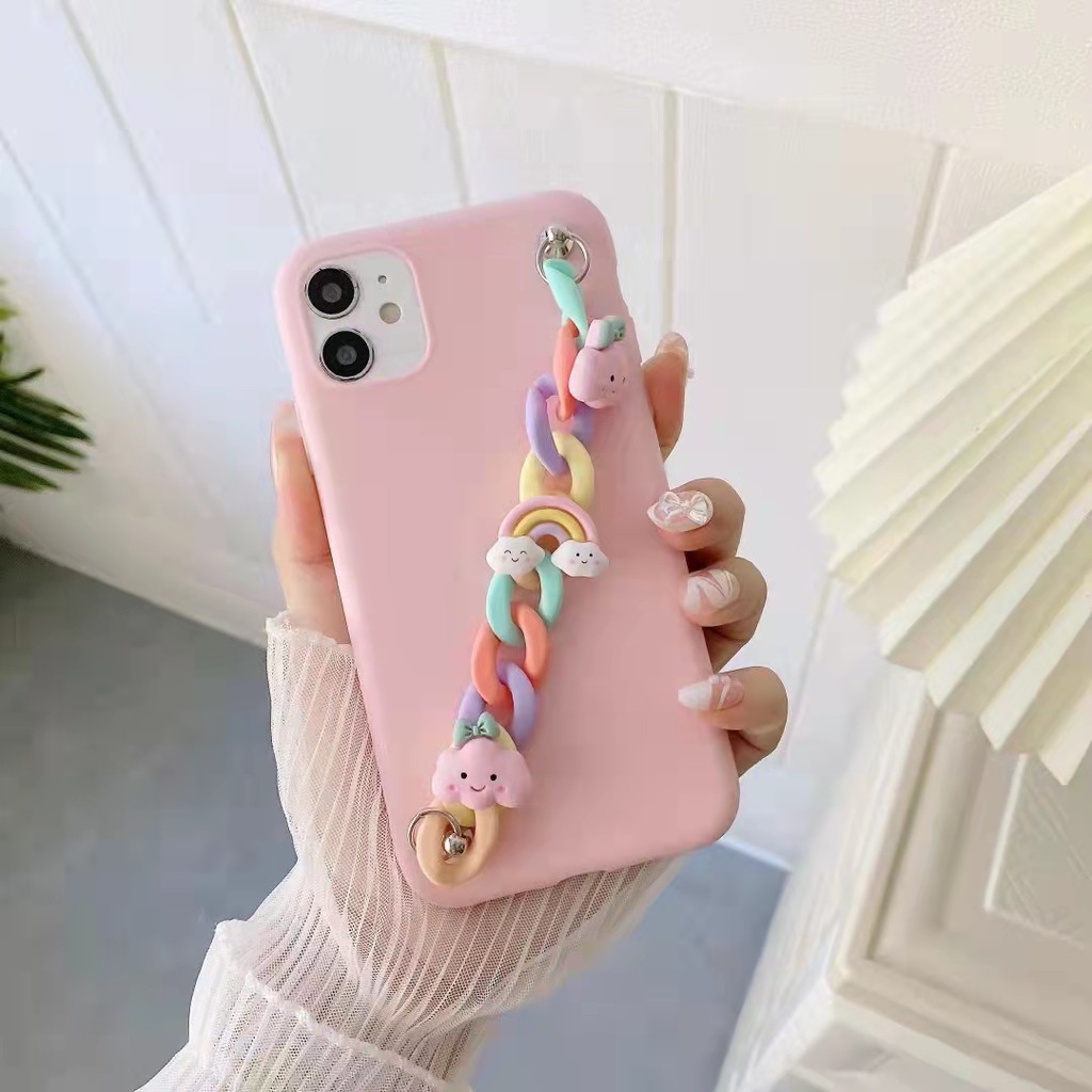 Ốp điện thoại TPU mềm có dây đeo cho OPPO Reno 6Z 5G 6 5Z 5 5F 4Z 5G 4F 4 SE 3 Pro 2 2Z 2F