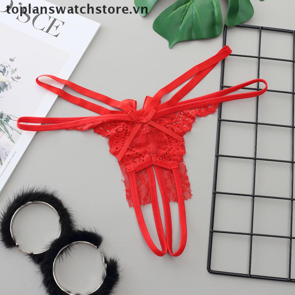 Quần Lót Ren Lọt Khe Trong Suốt Quyến Rũ Cho Nữ